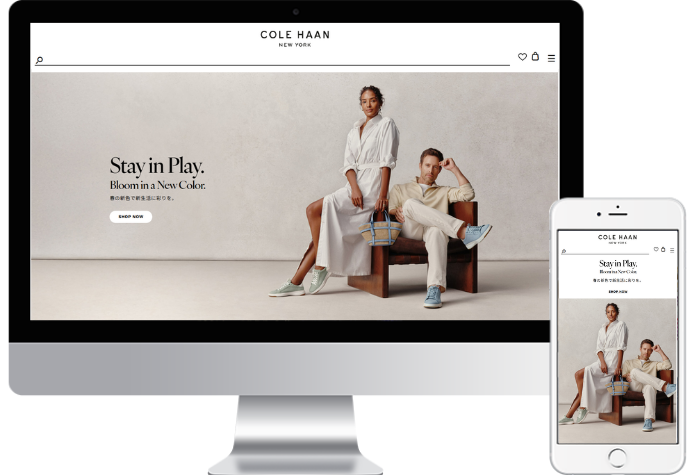 事例・実績紹介 ECサイト制作事例｜COLE HAAN（コールハーン）